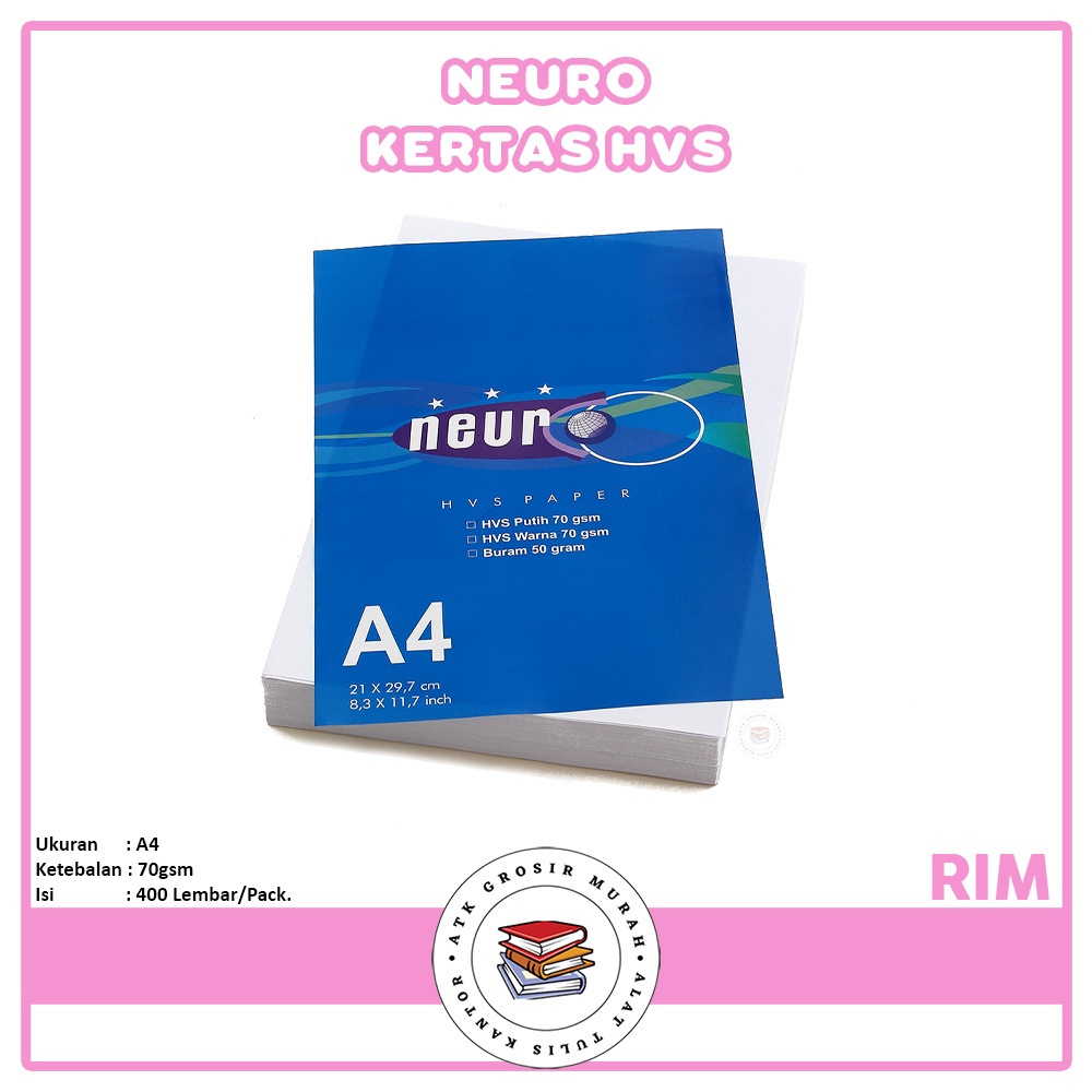 

NEURO - Kertas Fotokopi A4 70 Gram - PACK
