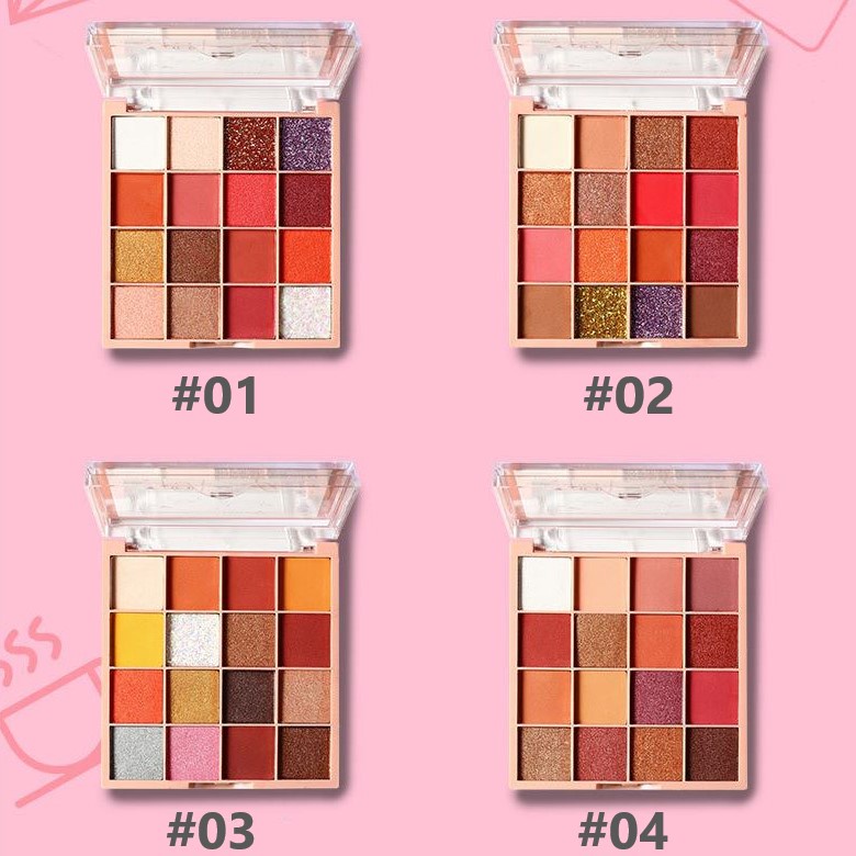 3043 Eyeshadow Lameila Palette 16 Warna Cantik 3043 Lameila 16 Colour Matte Palette Eyeshadow