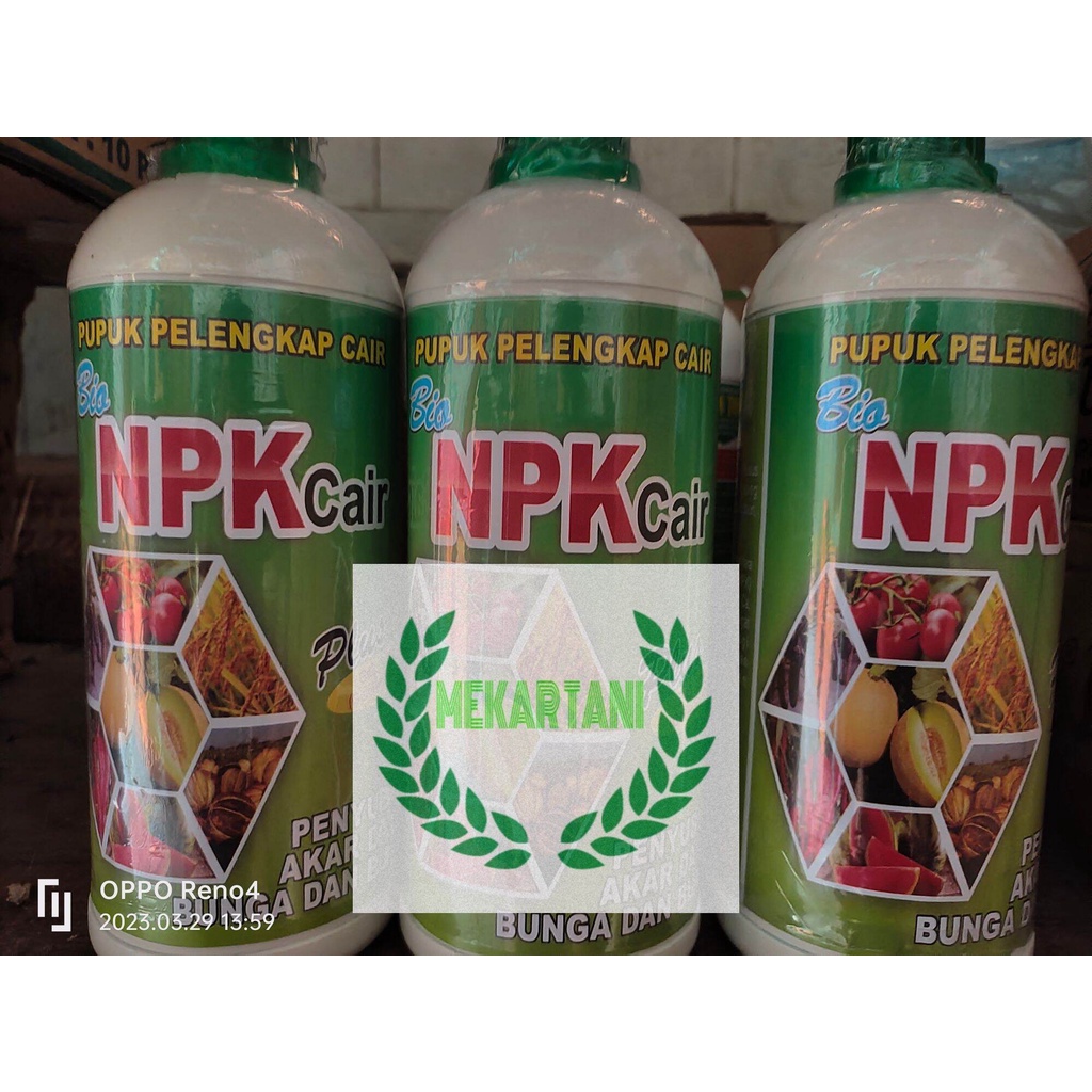 BIO NPK plus 1liter / pupuk pelengkap bio npk cair