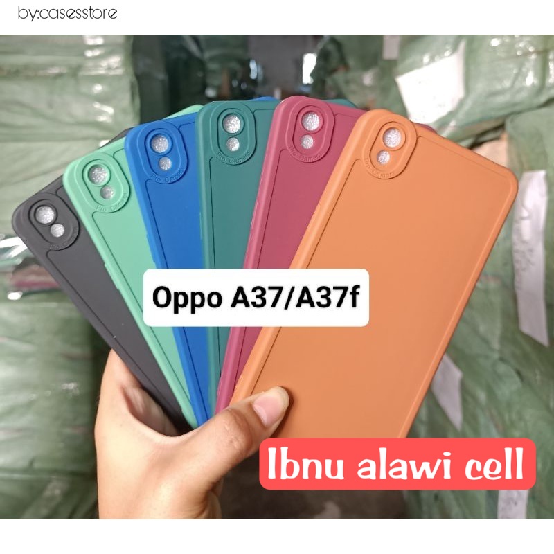 Softcase Pro Camera Oppo A37/A37F  Silikon Makaron Protect Camera TPU