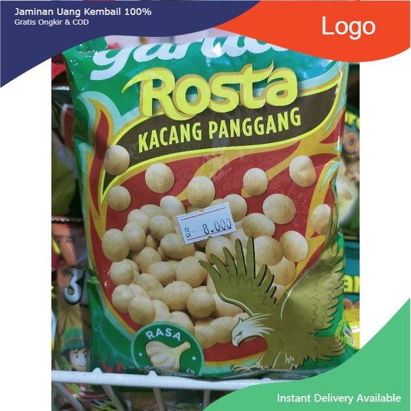 

Cemilan Santai Kacang garuda rosta dipanggang tidak di goreng 100gr