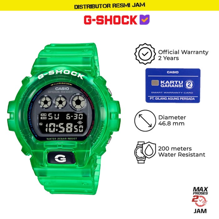 GShock DW-6900JT-3DR DW-6900 DW6900 Garansi Resmi 2 Tahun