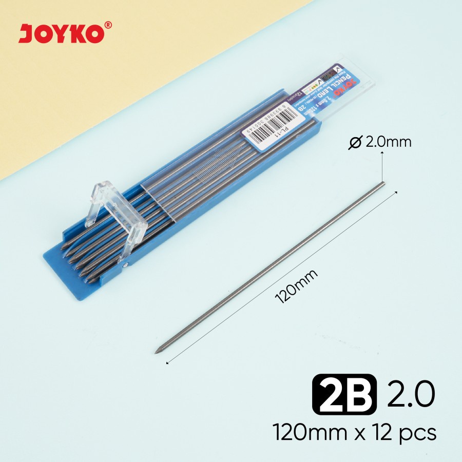 

JOYKO PENSIL LEAD ISI PENSIL MEKANIK PL-11 2B 2,0 mm PACK