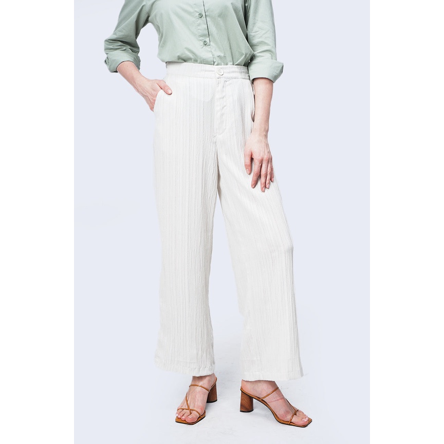 Bodytalk Celana Panjang Wanita Hira Offwhite 43076T4Ow
