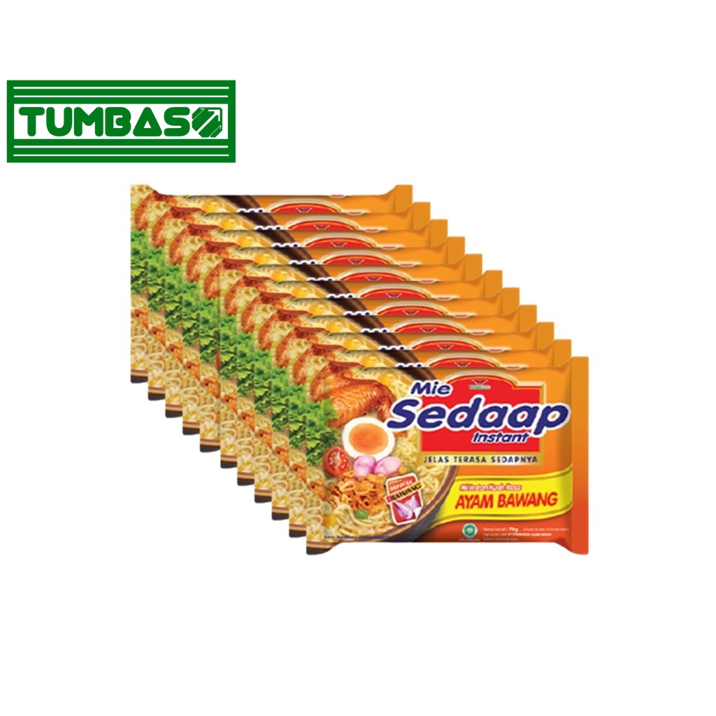 

Tumbaso Sedaap Mie Instan Ayam Bawang Bag 11 x 70 gr