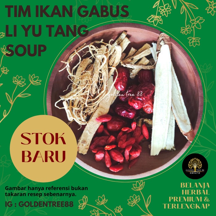 

New Produk PREMIUM TIM IKAN GABUS LI YU TANG SUP HERBAL IKAN GABUS PASCA OPERASI
