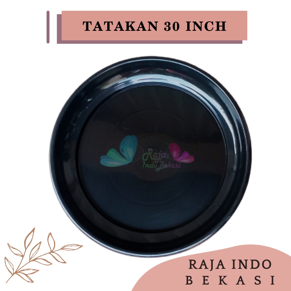 Tatakan Pot Jumbo 30 Inch Hitam Tatakan Pot Jumbo 60cm/Piring Pot 60/Alas Super JumboPot/Tatakan Jum