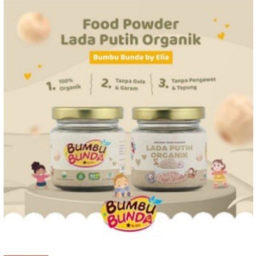 

Promo COD Bumbu Bunda Organic Food Powder Rempah MPASI / Lada Putih