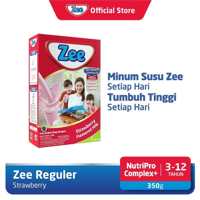 

Zee Reguler Strawberry Milk 350gr