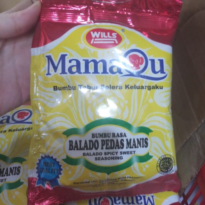 

MurMer bumbu tabur mamaqu bumbu rasa balado pedas manis 100gr x 10pcs