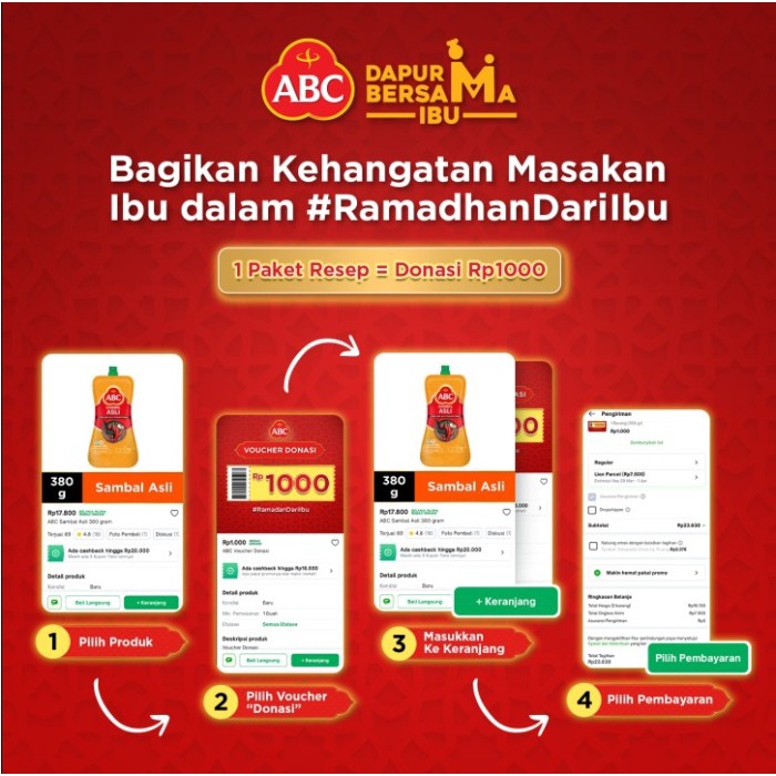 

✨PROMO✨ -ABC Minuman Sari Kacang Hijau 250 ml - Multipack 6 pcs