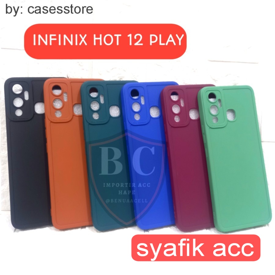 CASE INFINIX HOT 12 - SOFTCASE PRO CAMERA INFINIX HOT 12 HOT 12 PLAY