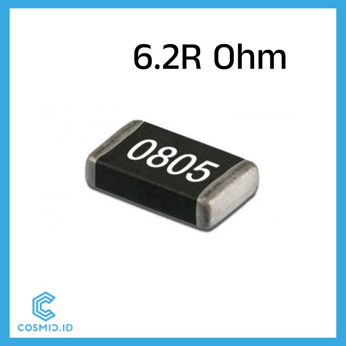 Resistor 6.2 Ohm 6.2Ohm 6R2 0805 SMD 5% SMD0805