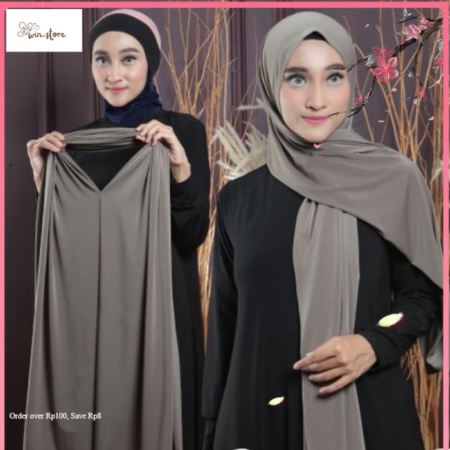 Hijab Terbaru / HIJAB PASHMINA INSTAN SQUARE 180X75 CM PASMINA INSTAN KERUDUNG WANITA