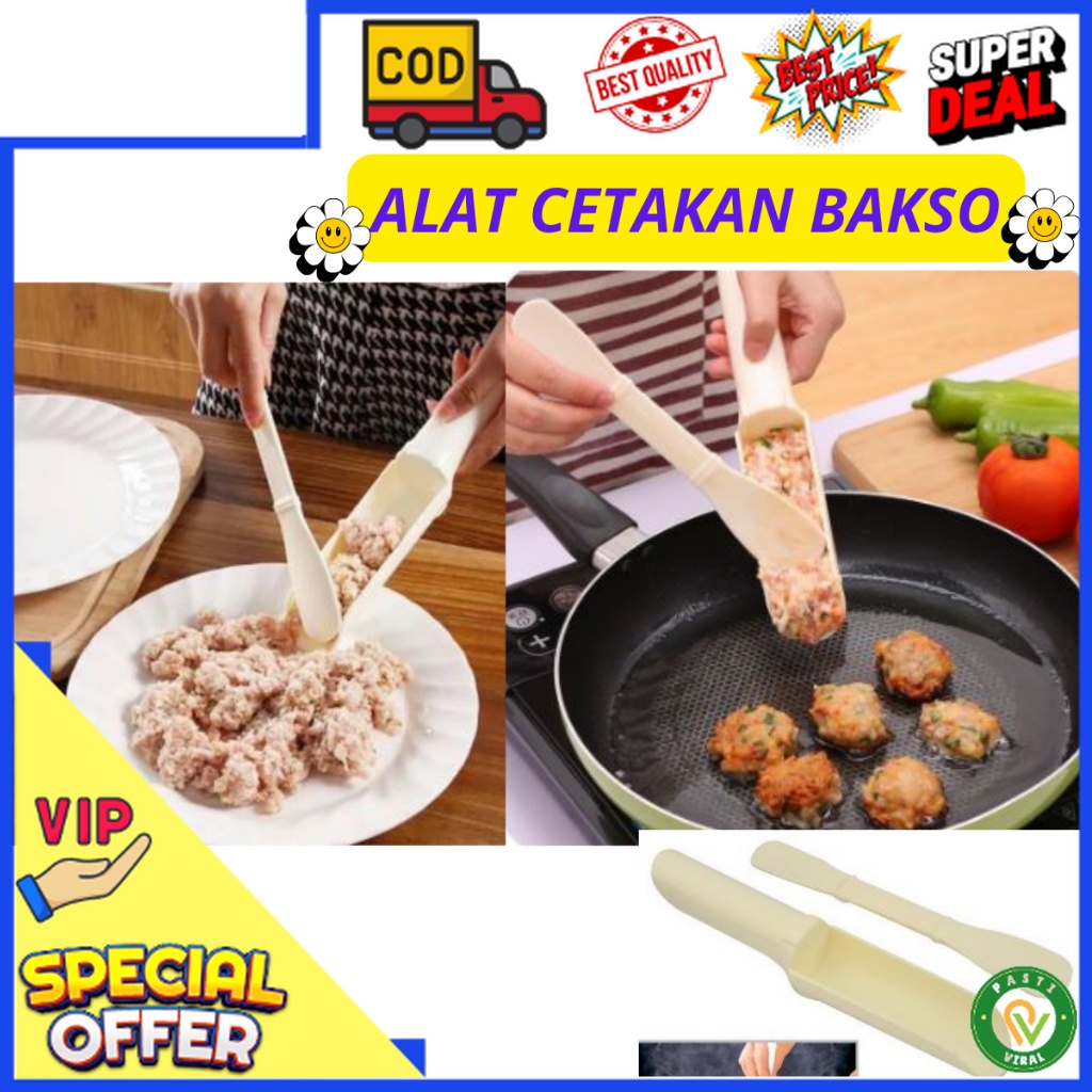 Alat Cetak Bakso Pentol Bakwan Plastik Manual / Cetakan Bakso Manual / Alat pembuat Bakso Baso / Mea