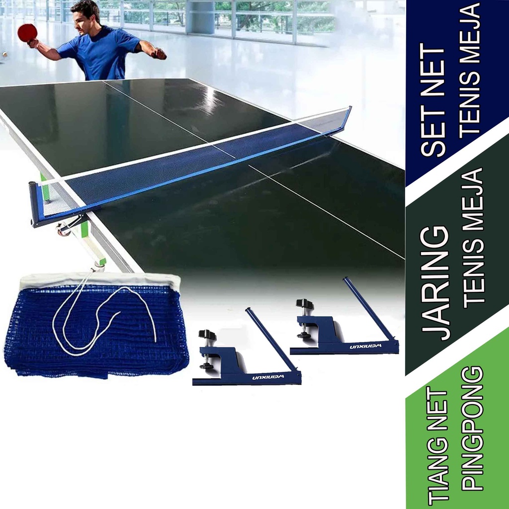 Tiang Net Pingpong Set Net Tenis Meja - Jaring Tenis Meja -