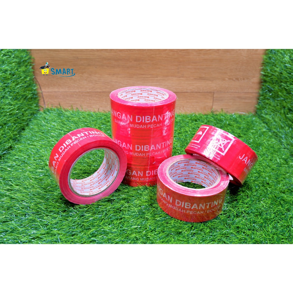 

BORNEO LAKBAN FRAGILE MERAH 2INCH 6ROLL/SLOP