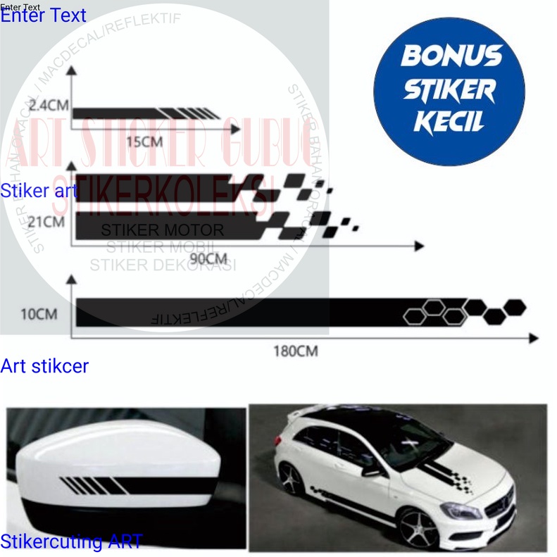Stiker cuting PROMO STIKER MOBIL STIKER LIS MOBIL KAP MOBIL TERMURAH