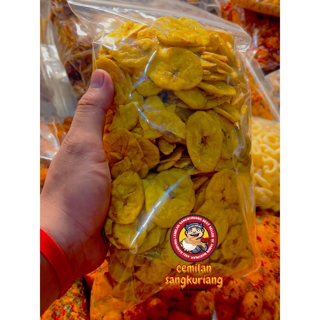 

KERIPIK PISANG MANIS 500 GR / PISANG MANIS / PISANG COIN / PISANG KOIN / PISANG NANGKA AGEN SNACK