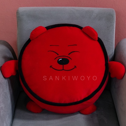 Bantal Duduk lesehan lantai ruang tamu jumbo cafe Bentuk 3D