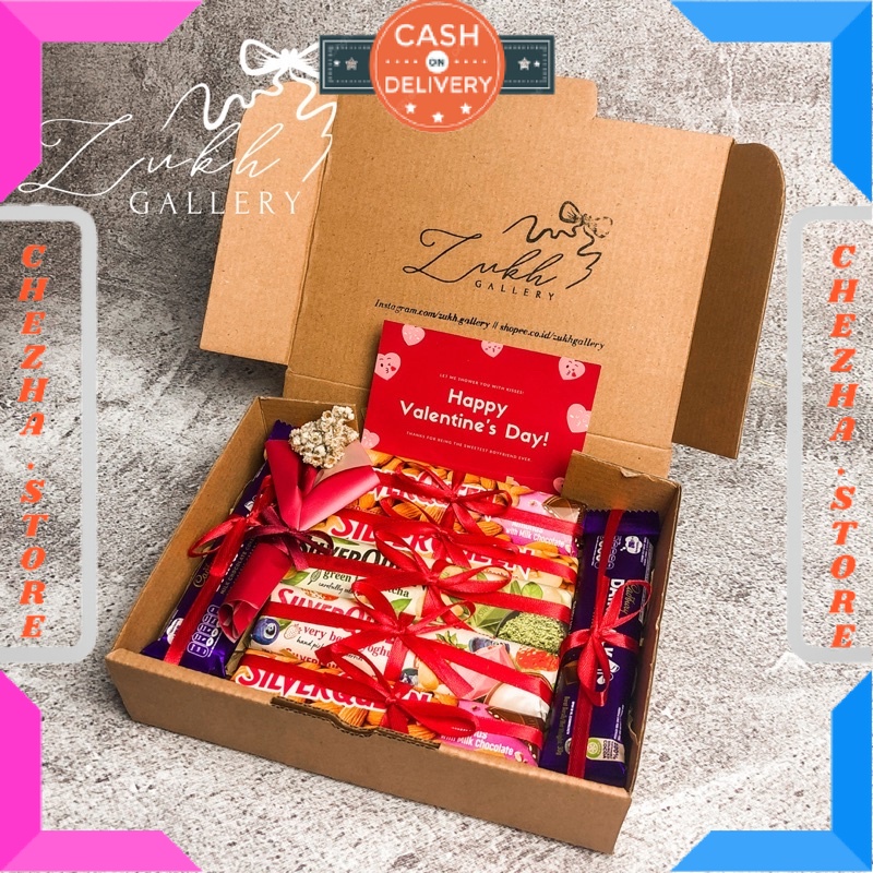 

BINGKISAN KADO ULTAH PASANGAN PACAR ISTRI MANTAN ISIAN MINI DAN BESAR / Hampers Gift Box Coklat | Snack Box Cokelat | Kado Ultah | Kado Wisuda | Kado Sidang | Kado Valentine | Hadiah Sempro | Hadiah Valentine | Hampers Lebaran | / BONUS GIFT CRAD UCAPAN