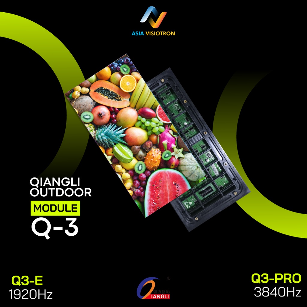 Modul P3 Outdoor 1920Hz 3840Hz ORIGINAL QiangLi Videotron