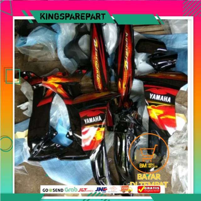 Cover Body Jupiter Z Buhan Full Set Body Halus Bonus Stripping / Bodi Set Depan Belakang Bodi Sayap 