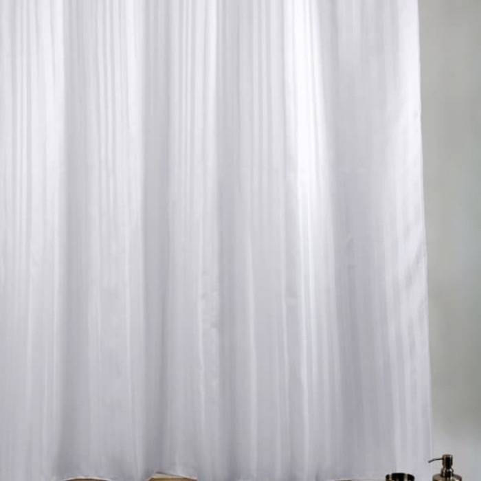 shower curtain 200x200 putih /tirai kamar mandi/ gorden Tirai Shower Kamar mandi