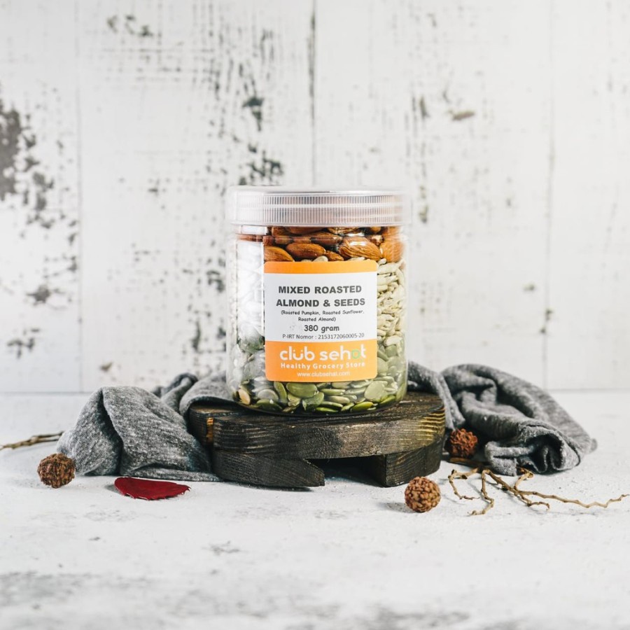 

Mixed roasted almond & seeds 380gr nett