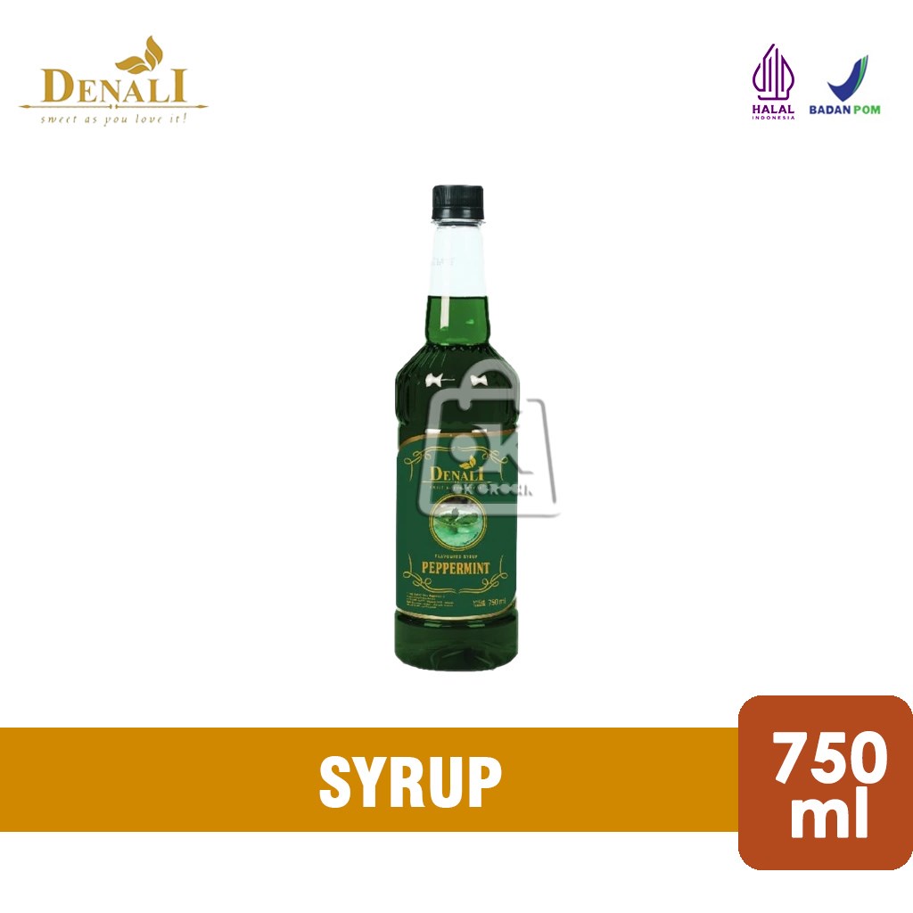 

Syrup Peppermint Denali / Sirup Peppermint (Botol Plastik 750ml)