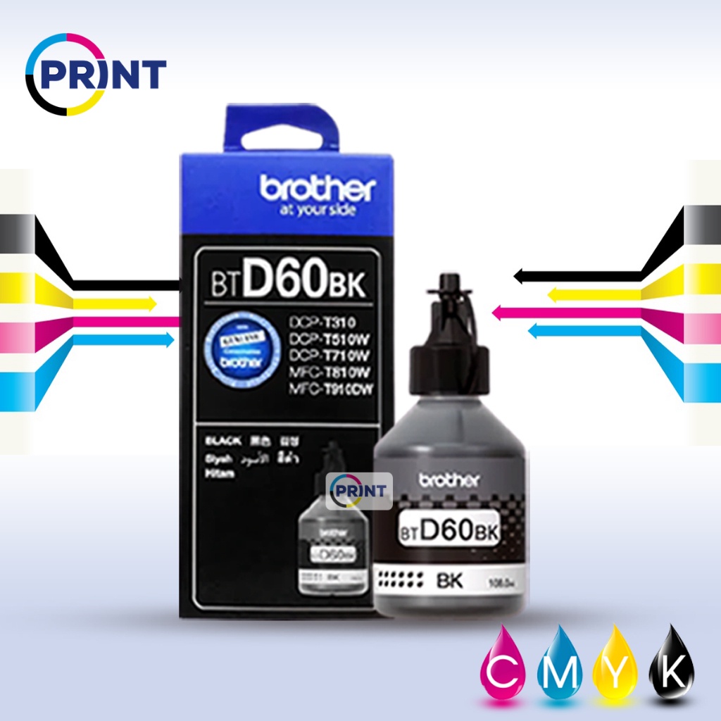 Tinta printer brother d60bk DCP T710W DCP T300 DCP-T310 T800W T810DW T910DW