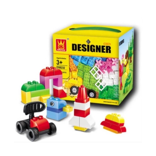 Wange duplo 72 pcs designer creative 58232 - Tanpa Box