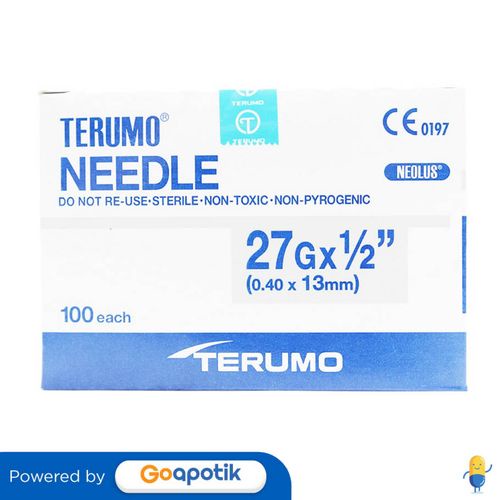 Terumo Needle 27 G Box 100 Pcs