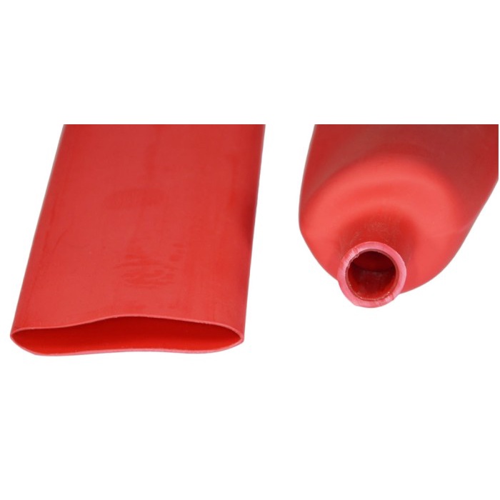 

50CM Selongsong Kabel Bakar Heat Shrink Tube Kerut Diameter 40mm 4cm - Merah MJ27