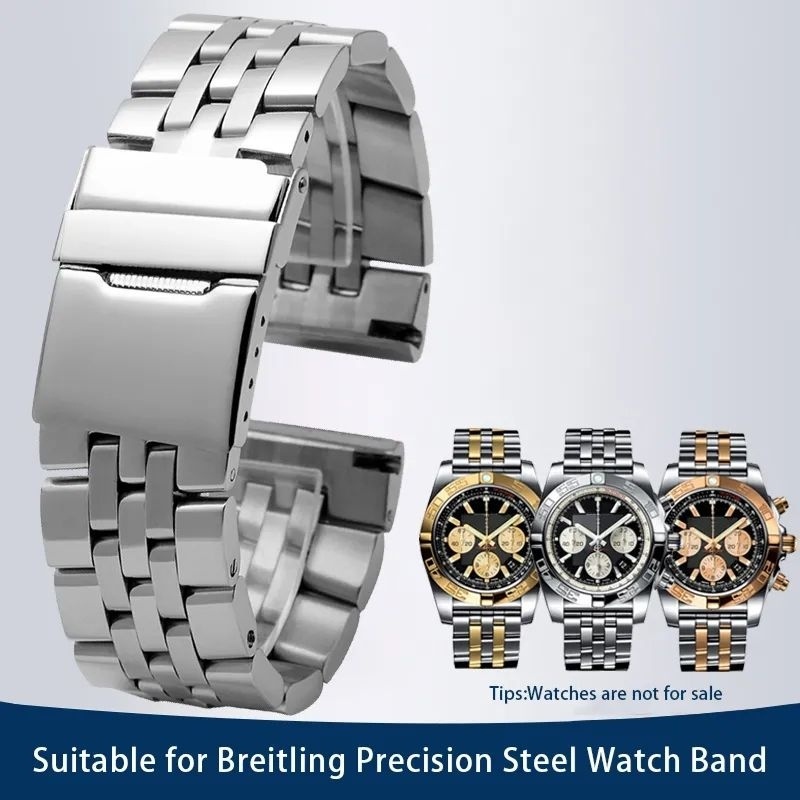 Bracelet Rantai Steinless Jam Tangan Breitling 24mm