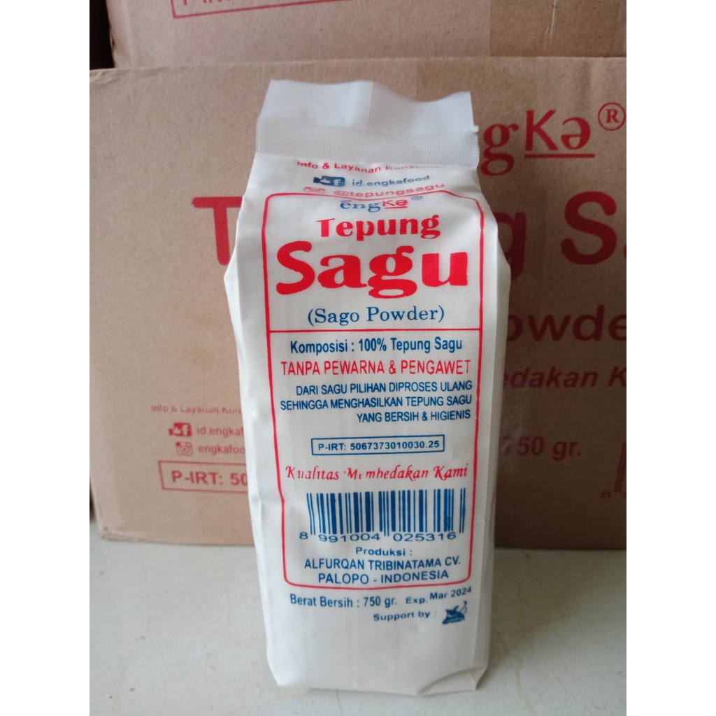 

ORI Tepung Sagu Engka 750gram SAGO POWDER - HALAL