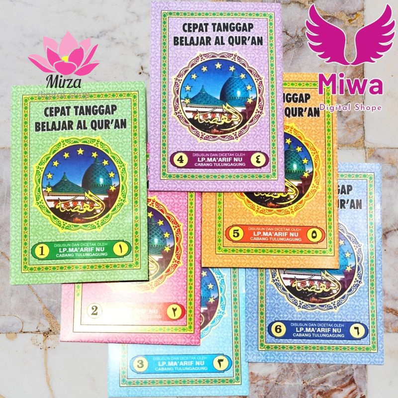 Cepat Tanggap Belajar Al Quran AN NAHDLIYAH Jilid 1-6