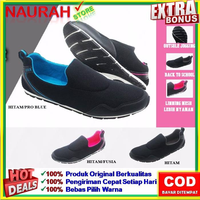 SEPATU ANDO SCANIA 02 HITAM 100% ORIGINAL SLIPON FLAT SHOES ANAK KUALITAS IMPORT MIRIP CALYA