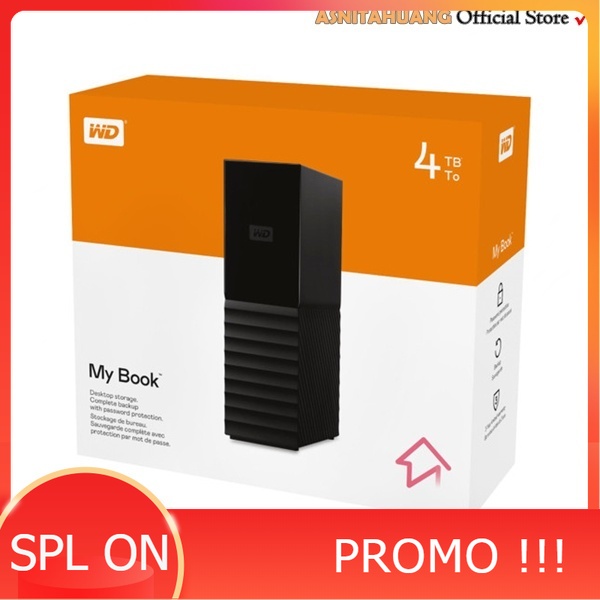 WD My Book 4TB - Desktop External Hard Drive 3.5" WD MyBook 4TB JMBR99