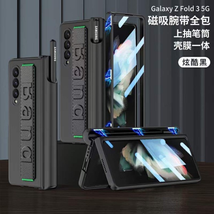 Casing ORIGINAL Samsung Z Fold 3 5G Fold3 Strap WristBand Bumper Casing