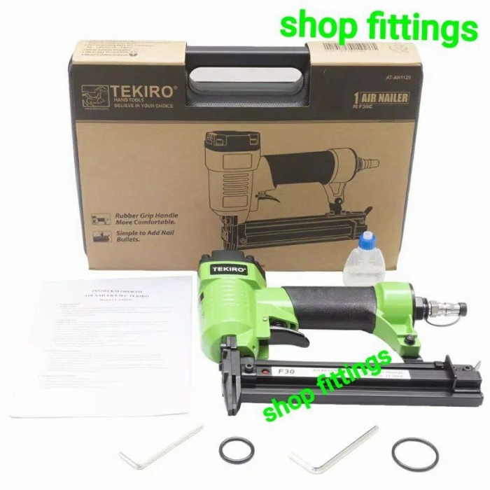 

Mesin Paku Tembak Angin Paku I Tembak Lurus Pneumatic Air Nailer F 30 - Orange F30