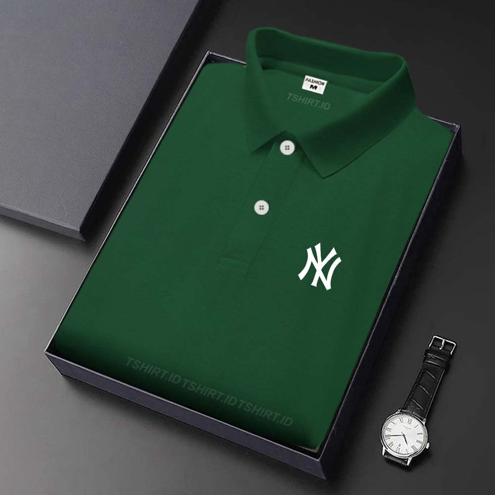 Bisa Cod  Polo Shirt Motif NEW - YORK/ Polo Shirt Pria / Kaos Kerah Pria / Kaos Polo / Tshirt Pria |