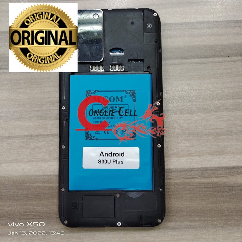 Battery Batere Batre Baterai Double Power Mcom Android S30U Plus 5000 mah