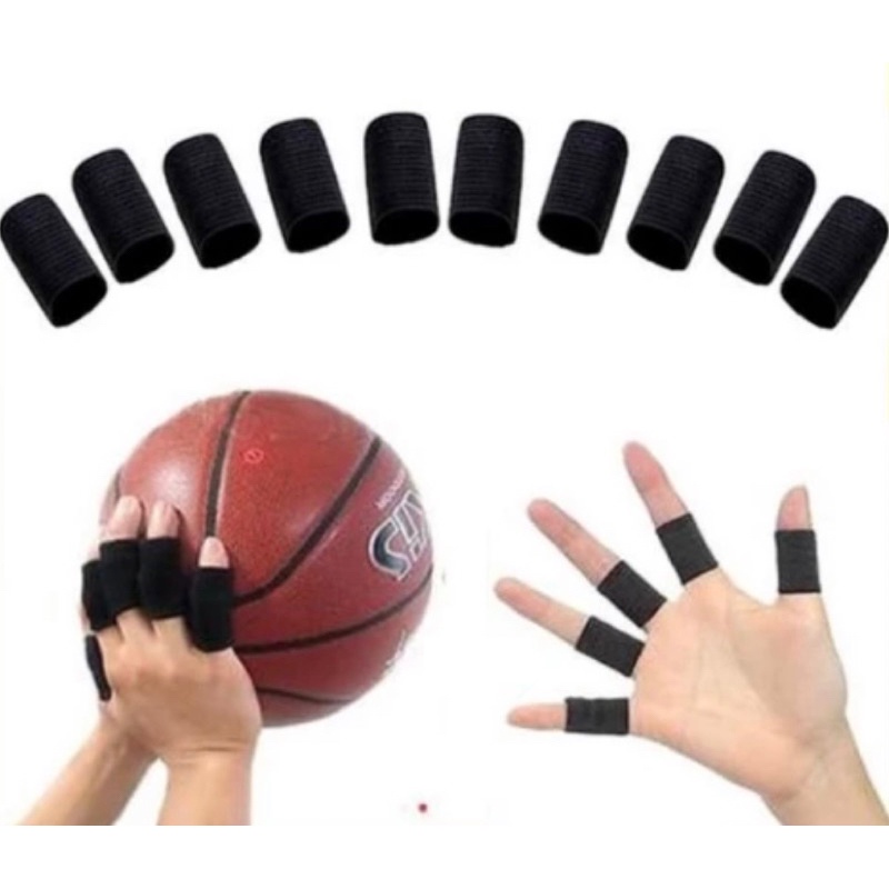 [366SP] Finger Support Telaisi / Deker Pelindung 10 Jari Tangan Engkel Band Basket volly ball protec