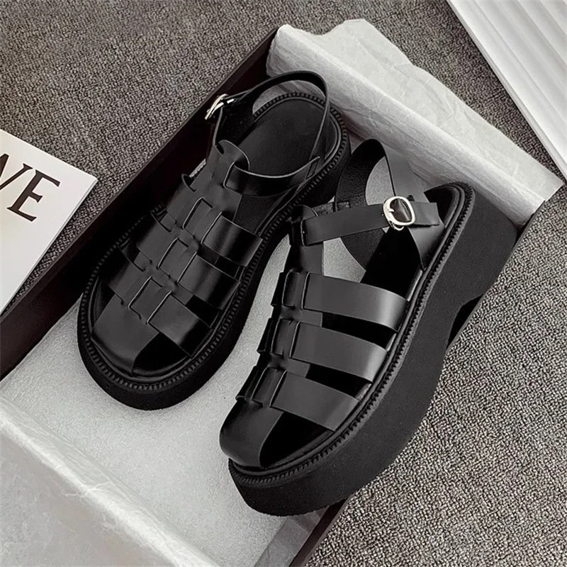 Sandal Tali Wanita Gladiator / Sandal Jelly Wanita / Wedges Tali 1230-1A