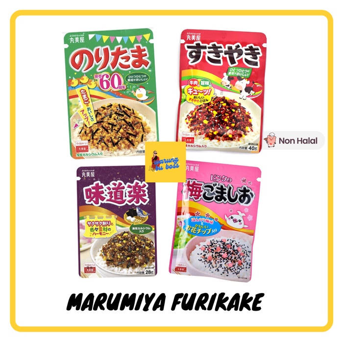 

Marumiya Furikake Noritama Furikake Jepang Abon Rice Topping Seasoning - Noritama