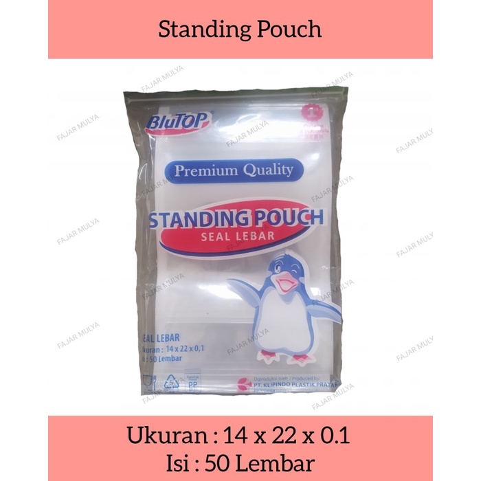 Fajar Mulya - Standing Pouch / Plastik Seal / Ukuran 14x22 / @50 pcs - 1 Pack