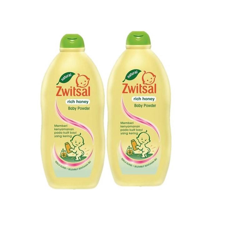 Zwitsal Bedak Bayi Rich Honey 300gr Twin Pack
