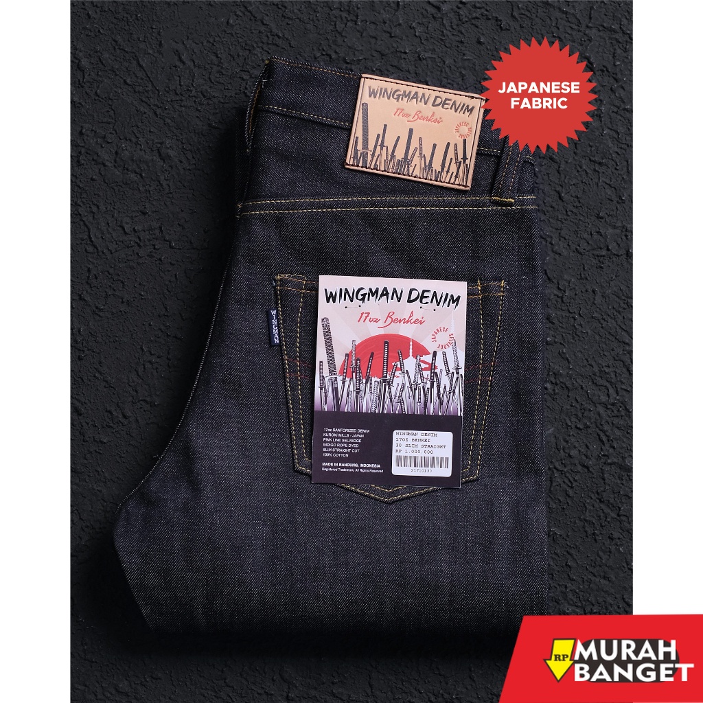 dijamin nyaman dan awet- WINGMAN DENIM - BENKEI 17oz
