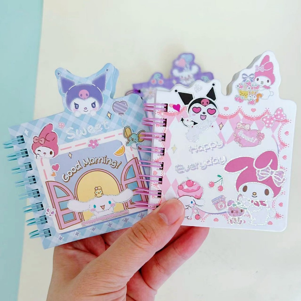 

PROMO Gula - NOTEBOOK A7 MINI BINDER GLITTER SANRIO | BUKU DIARY | MINI BINDER PORTABLE | NOTE BOOK | NOTES LUCU | MINI NOTEBOOK | MEMO | BUKU CATATAN KECIL SANRIO